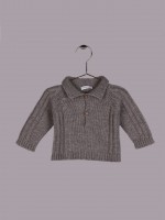 Camisola polo tricotada Camisola polo tricotada