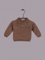 Camisola polo em lã Camisola polo em lã