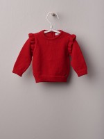 Camisola com folhos Camisola com folhos