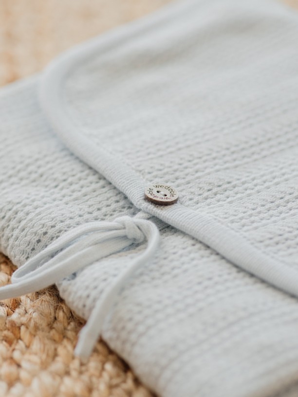 Cotton knit changing mat