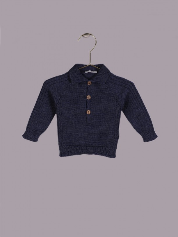 Camisola polo tricodada Camisola polo tricodada