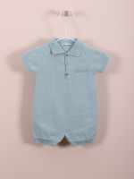 Knitted polo shortie Knitted polo shortie