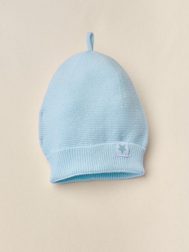 Cotton knitted beanie