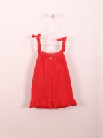 Jumpsuit with bow trims Jumpsuit with bow trims