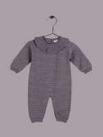 Wool jumpsuit with frill Wool jumpsuit with frill