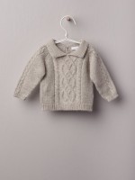 Knitted polo sweater Knitted polo sweater