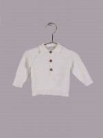 Knitted polo sweater Knitted polo sweater