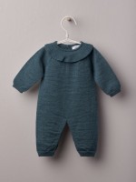 Wool jumpsuit with frill Wool jumpsuit with frill
