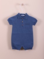 Knitted polo shortie Knitted polo shortie