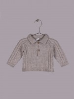 Camisola polo tricotada Camisola polo tricotada