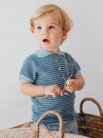 Cotton knit polo sweater Cotton knit polo sweater