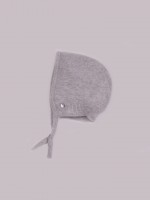 Cashmere knit bonnet Cashmere knit bonnet