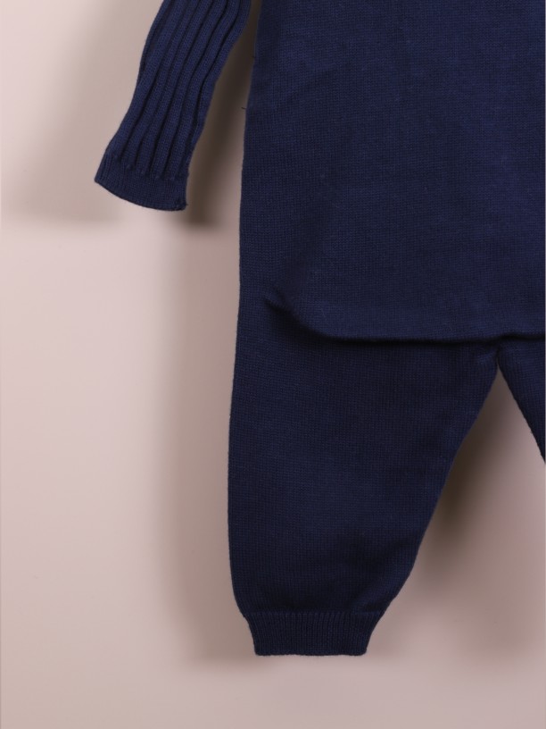Cotton polo jumpsuit
