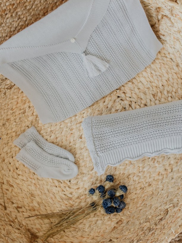 Cotton knit clothes bag