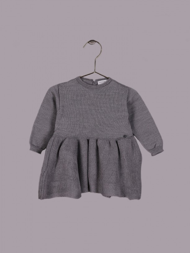Wool ruffled dress Wool ruffled dress