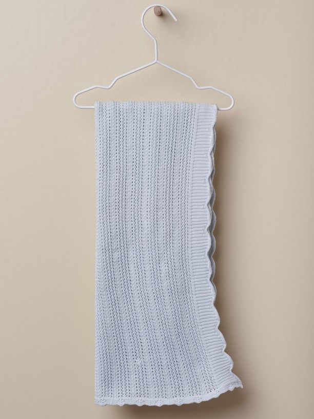 Manta tricotada algodão