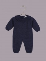 Wool jumpsuit with frill Wool jumpsuit with frill