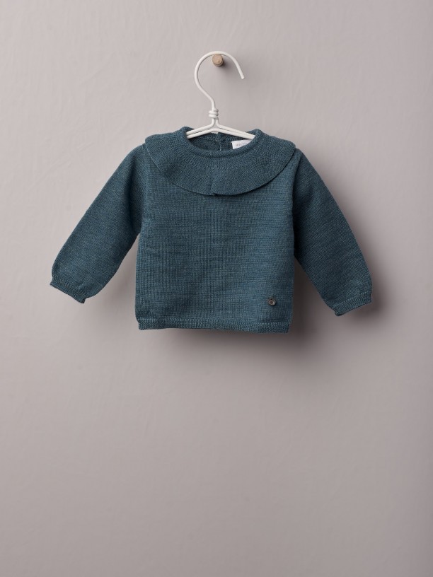 Sweater with frill Sweater with frill
