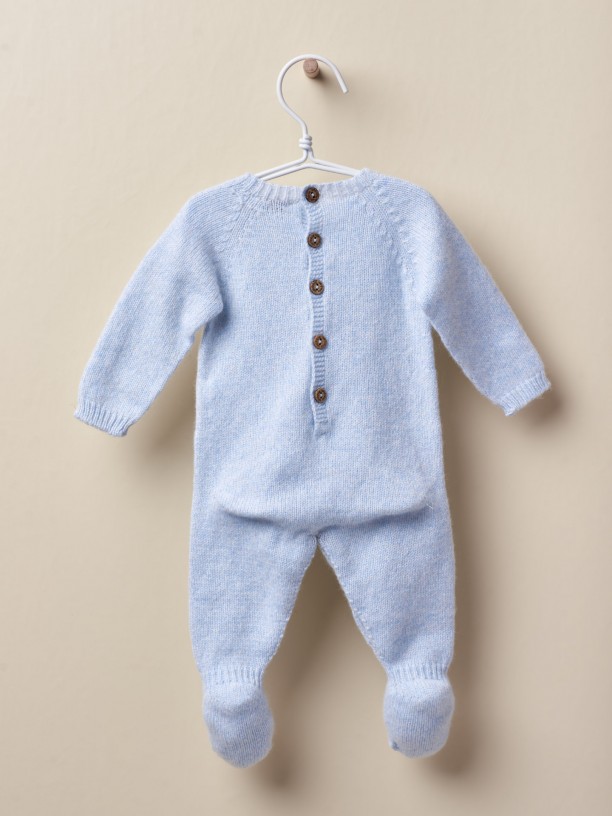 Knitted babygrow