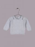 Camisola polo tricotada Camisola polo tricotada