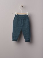 Knitted trousers with hem Knitted trousers with hem