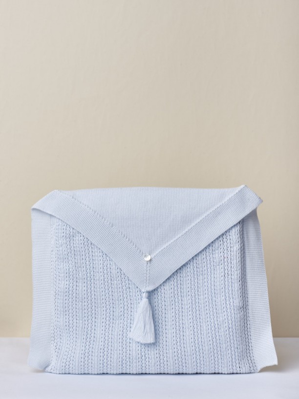 Cotton knit clothes bag