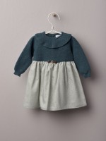 Dress with ruffle collar Dress with ruffle collar