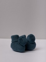 Carapins pompom em lã Carapins pompom em lã