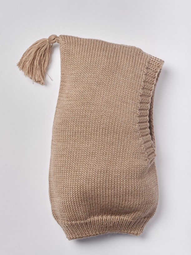 Carapuço tricotado