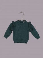 Camisola com folhos Camisola com folhos