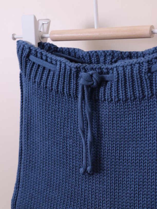 Calção tricotado algodão