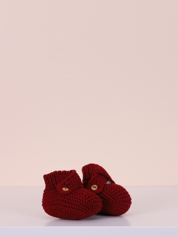 Wool booties loafer