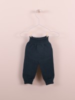 Knitted trousers with hem Knitted trousers with hem