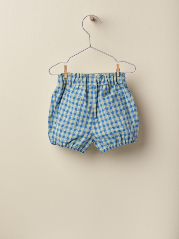 Vichy plaid shorts