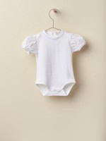 Fabric sleeved bodysuit Fabric sleeved bodysuit