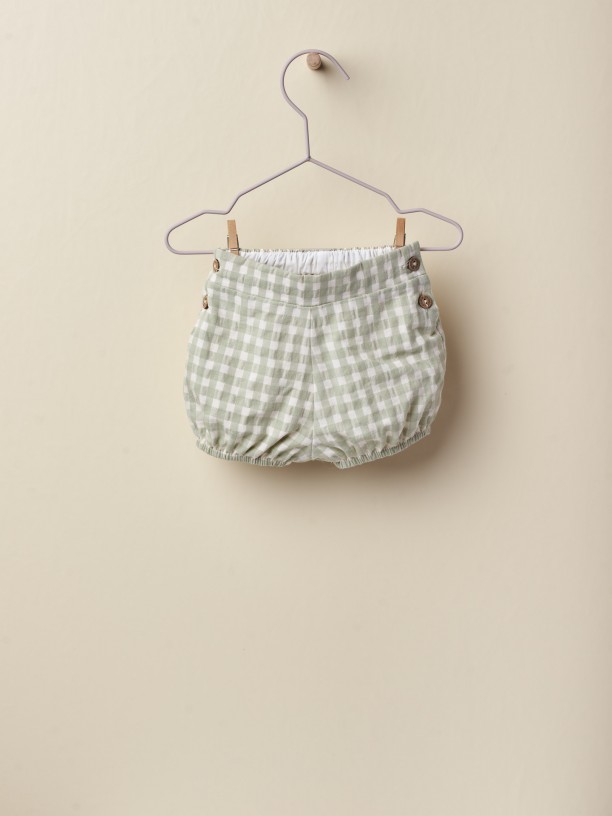 Vichy plaid shorts