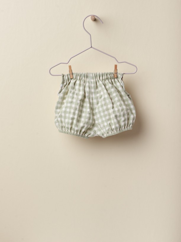 Vichy plaid shorts