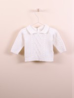 Camisola polo tricotada Camisola polo tricotada
