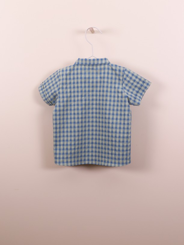 Vichy plaid shirt