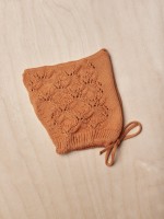 Cotton knitted bonnet Cotton knitted bonnet