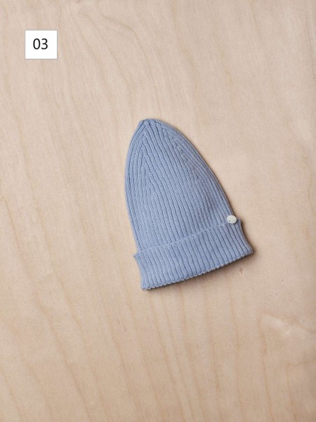 Cotton ribbed beanie