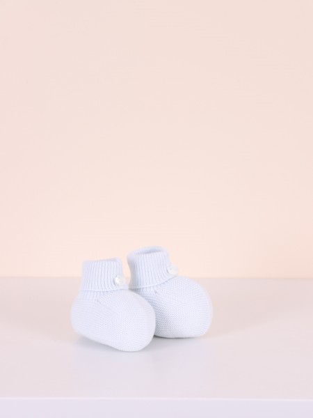 Fine knitted booties