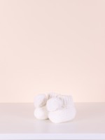 Knitted bobble booties Knitted bobble booties