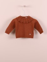 Sweater with knit collar Sweater with knit collar