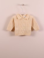 Knitted polo sweater Knitted polo sweater