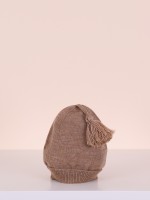 Wool beanie with tassel Wool beanie with tassel