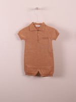 Knitted polo shortie Knitted polo shortie