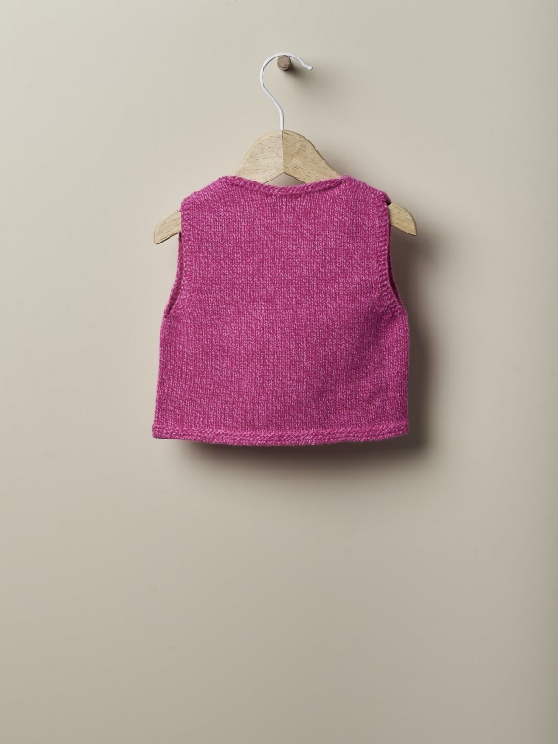 Knitted baby vest Knitted baby vest