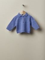 Knitted polo sweater Knitted polo sweater