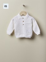 Knitted polo sweater Knitted polo sweater